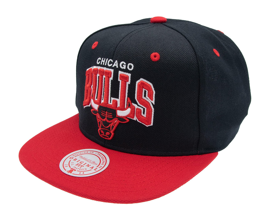 Mitchell & Ness Snapback - Team Arch NBA - Chicago Bulls, blk/red