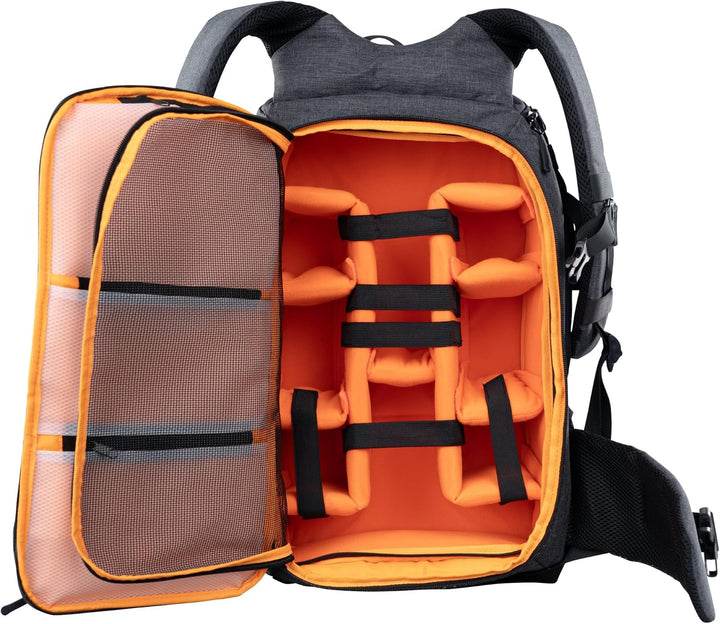 DÖRR Fotorucksack Prag Pro 20L & Prag Go 16L, Wasserdicht, Kamera-Rucksack, 16 Zoll Laptopfach, Spie