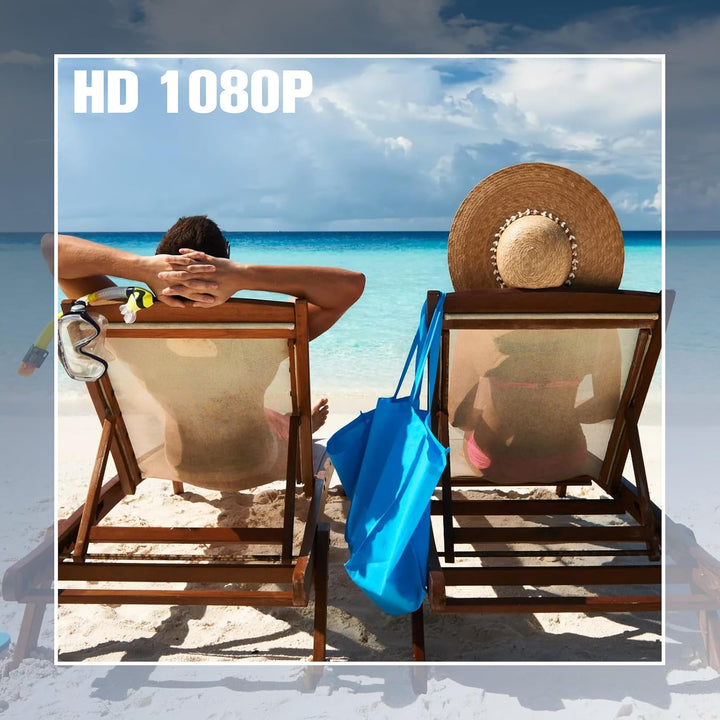 Klein Brillen Kamera HD 1080P, Tragbar Videorecorder ohne WLAN, Sonnenbrillen Action Kamera für Vide