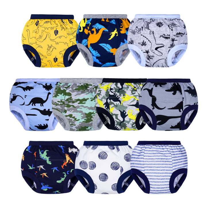BIG ELEPHANT 10er Pack Baby Trainingshose - Saugfähige Töpfchen Unterwäsche Kleinkinder für Jungen u