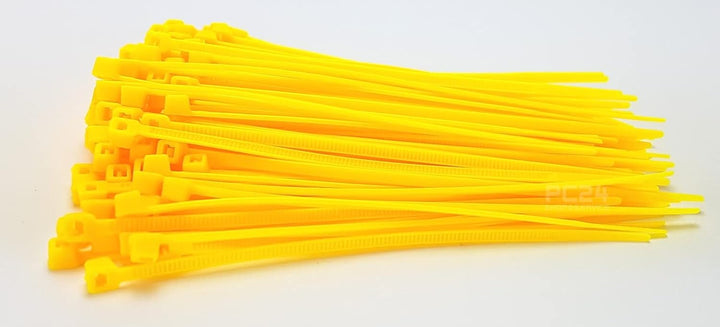 Kabelbinder 100mm Gelb 2500Stck. | Sparpaket | Premiumqualität von PC24 Shop & Service 1. 2500Stck.