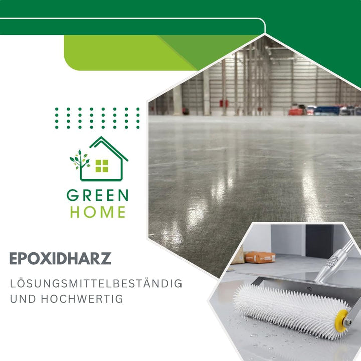 Green Home Entlüftungsroller 25 cm mit Spritzschutz - Stachellänge: 11 mm - Profi-Qualität 25 cm Rol