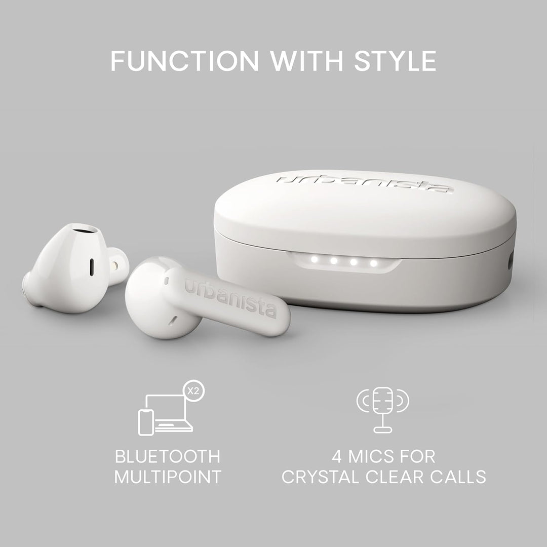 Urbanista Copenhagen 2 Kabellose Bluetooth Kopfhörer in-Ear, True Wireless Earbuds mit 4 ENC Mikros,