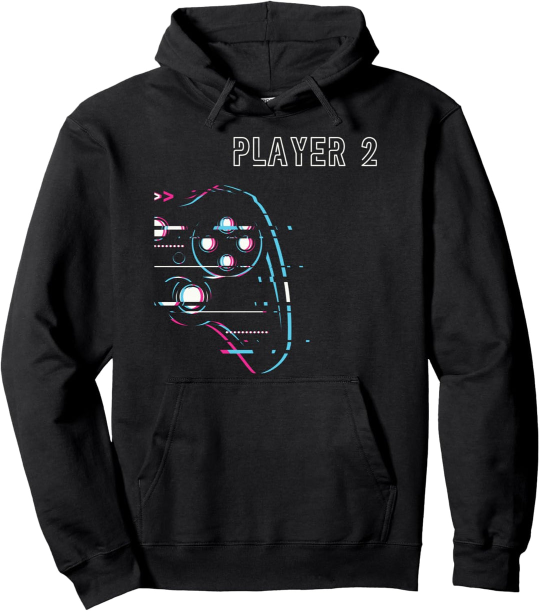 Zocker Paar - Player 1 Player 2 Gamer Team Pullover Hoodie