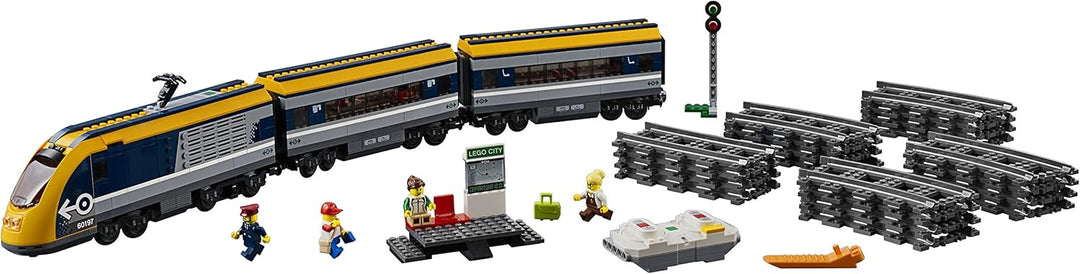 LEGO 60197 City Personenzug mit batteriebetriebenem Motor, ferngesteuertes Set mit Bluetooth-Verbind