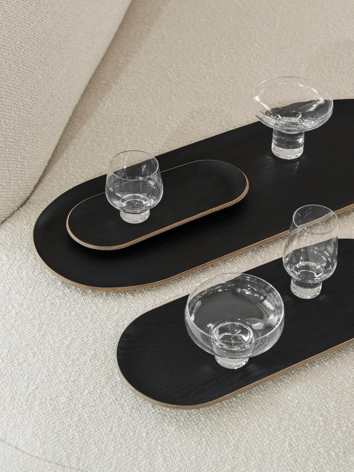 blomus Tablett -BAKI- | Serviertablett aus FSC Holz | Farbe Black | Grösse L 55x20 cm | Dekotablett