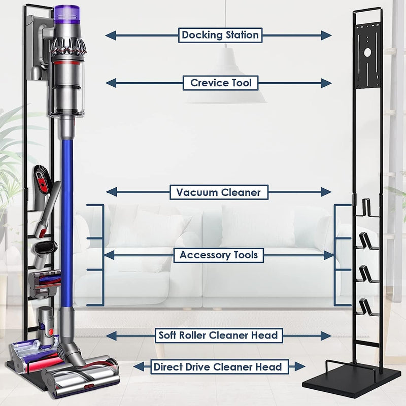 Luchs Ständer für Dyson Rowenta Philips Xiaomi Akkusauger - Organizer für Dyson V6,V7,V8,V10,V11,DC3