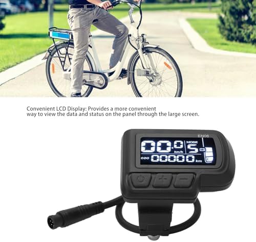 LCD-Display für Elektrofahrräder, 6-polig, 24 V, 36 V, 48 V, Universelles Bedienfeld für E-Scooter-F