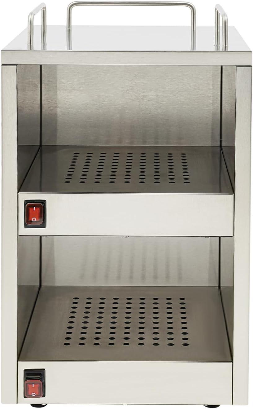 Elektrischer Tassenwärmer, kommerziell, 140 W, doppelte Ebene, professioneller Heizschrank, Kaffeeta