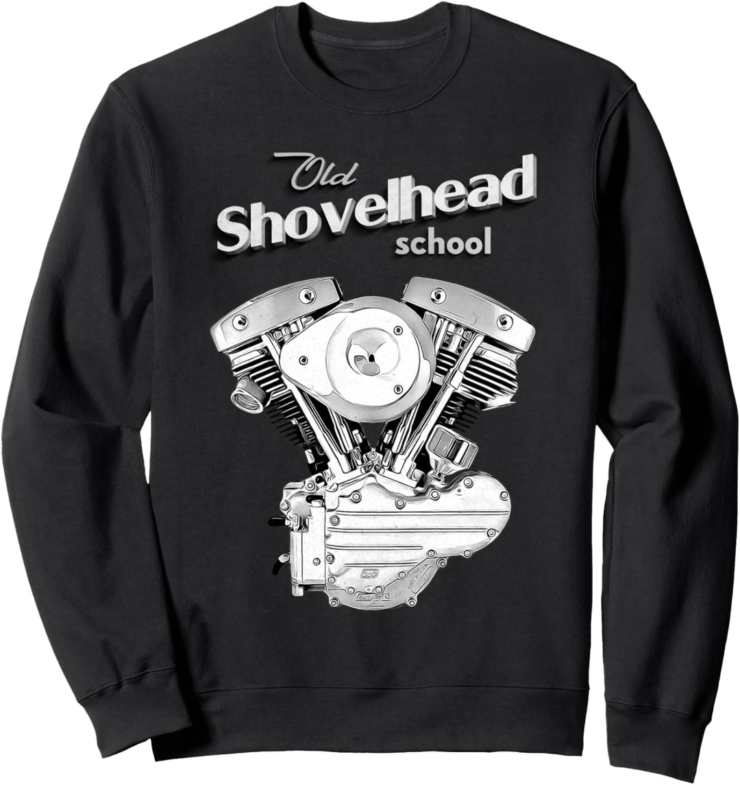 Vintage HD Shovelhead Motorrad FLH Motor Biker Sweatshirt