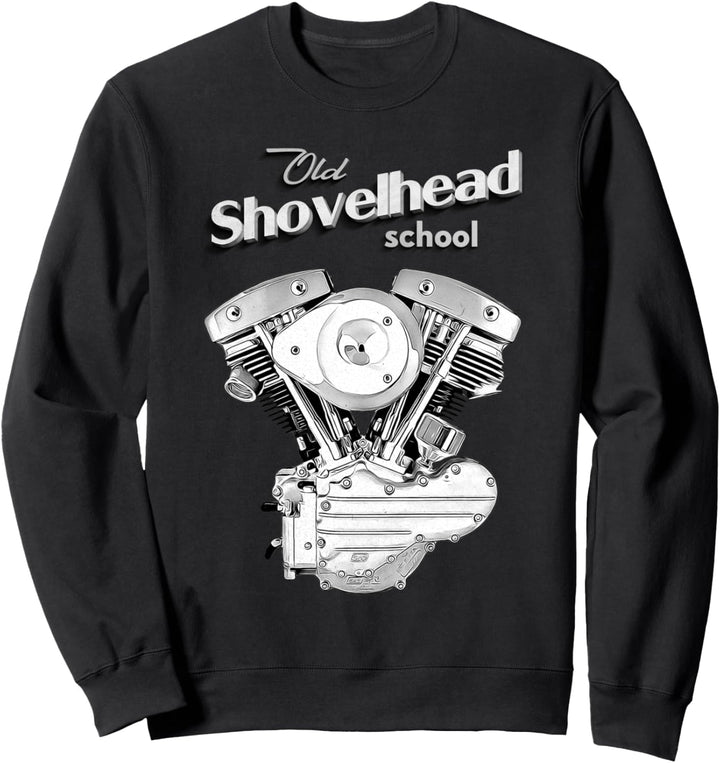 Vintage HD Shovelhead Motorrad FLH Motor Biker Sweatshirt
