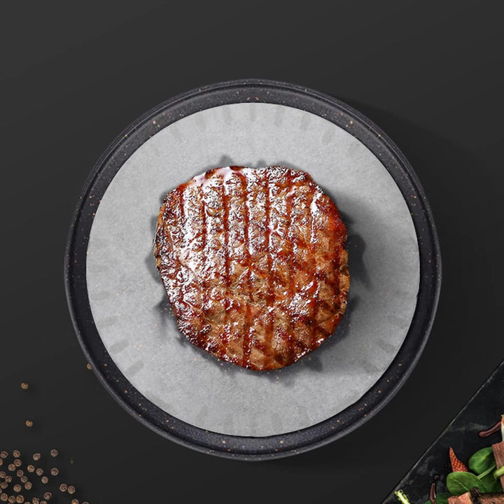 250 Blatt Airfryer Backpapier Für Heissluftfritteuse Zuschnitte Rund, Hitzebeständig Antihaftbeschic
