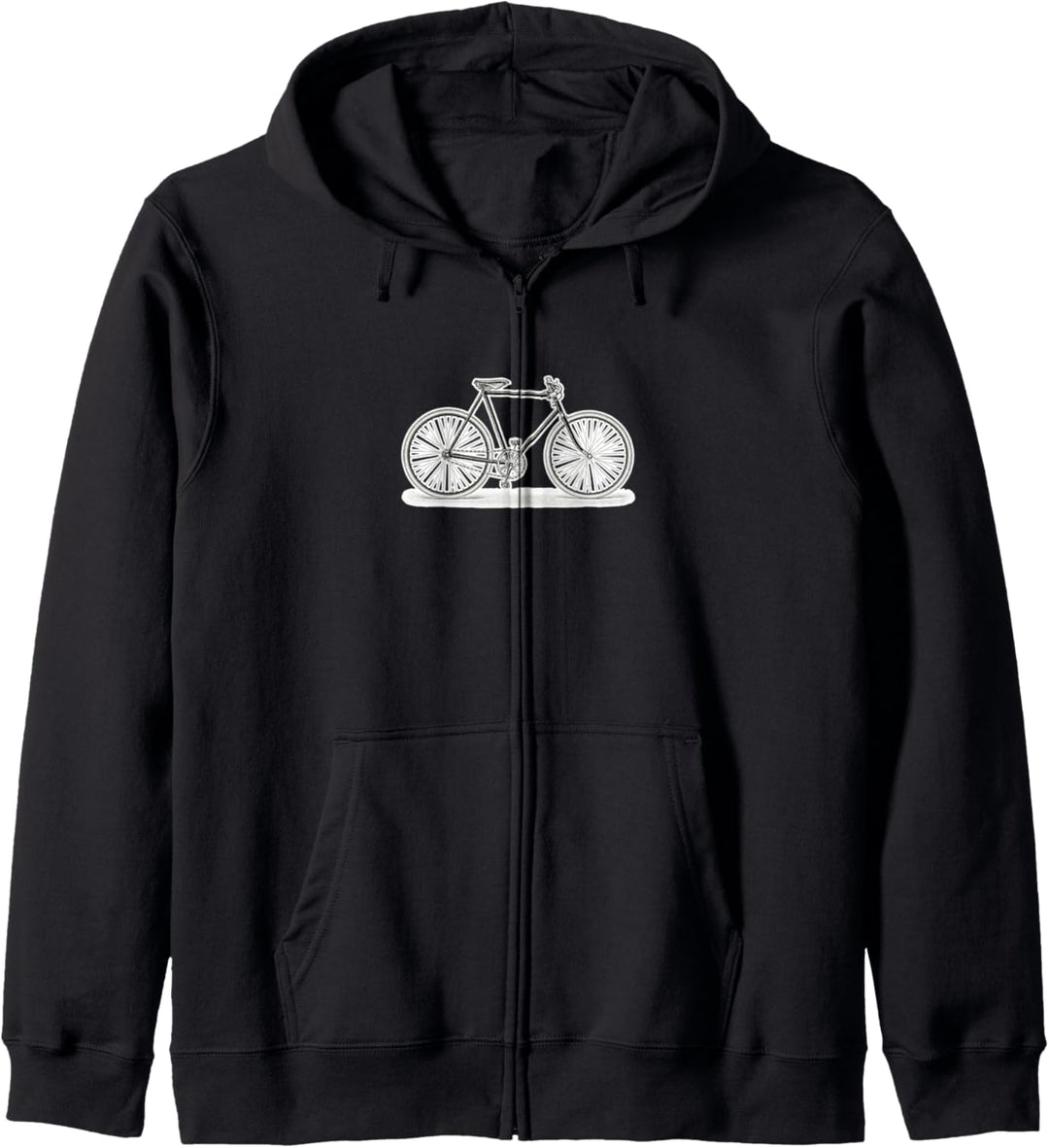 historisches Vintage Fahrrad Classic Bike Radfahrer Kapuzenjacke