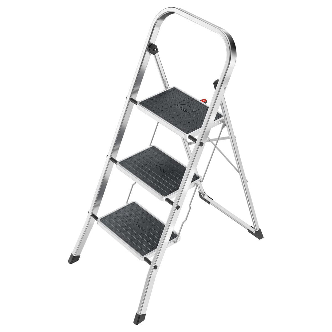 Hailo | Klapptritt K70 StandardLine | Aluminium-Gestell | Tragfähigkeit 150 kg | 3 Stufen | Tritthöh