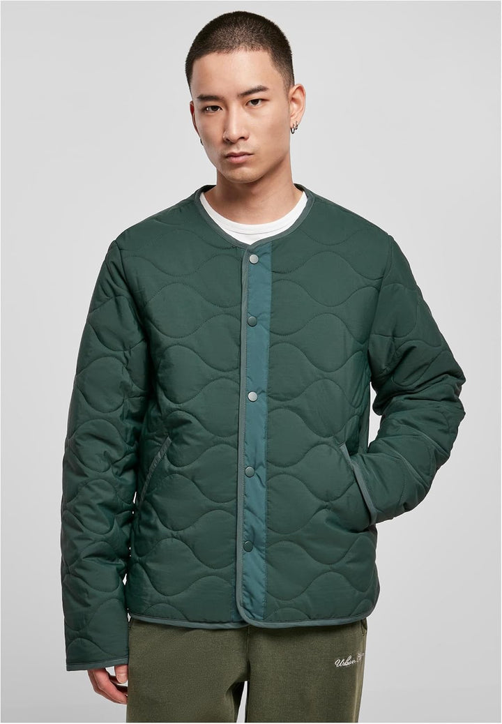 Urban Classics Herren Liner Jacket S bottlegreen, S bottlegreen