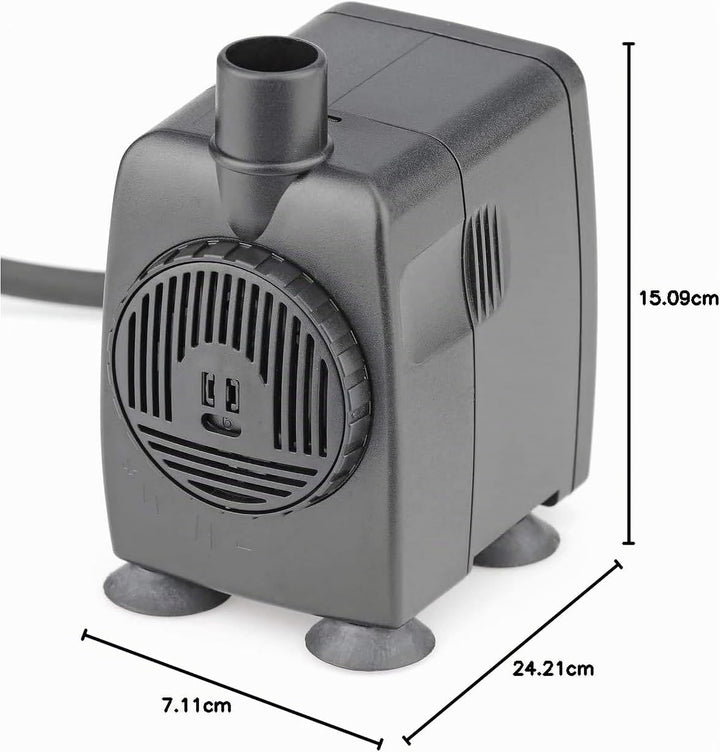 Pontec 57508 PondoCompact 1200 - Outdoor-Statuenbrunnenpumpe / kompakte Brunnenpumpe für Fontänen un