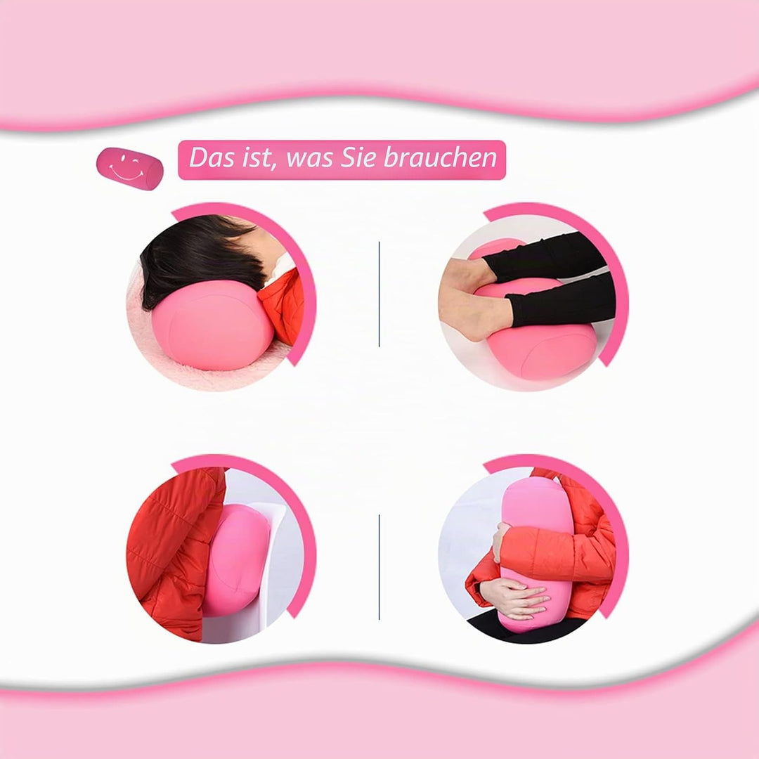 Tyenaza Micro Mini Kissen Micro Mini Microbead Rückenkissen Rolle Dekokissen Reisen Zuhause Schlaf N
