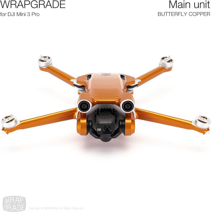 WRAPGRADE Skin Kompatibel mit DJI Mini 3 Pro (Butterfly Copper)