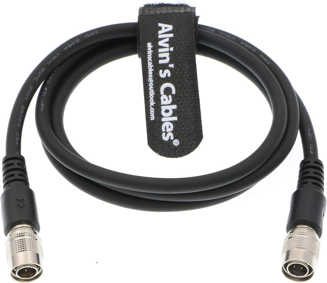 Alvin's Cables Hirose 4 Pin Stecker auf 4 Pin Hirose Stecker Stromkabel für Sound Devices Mixers 1M
