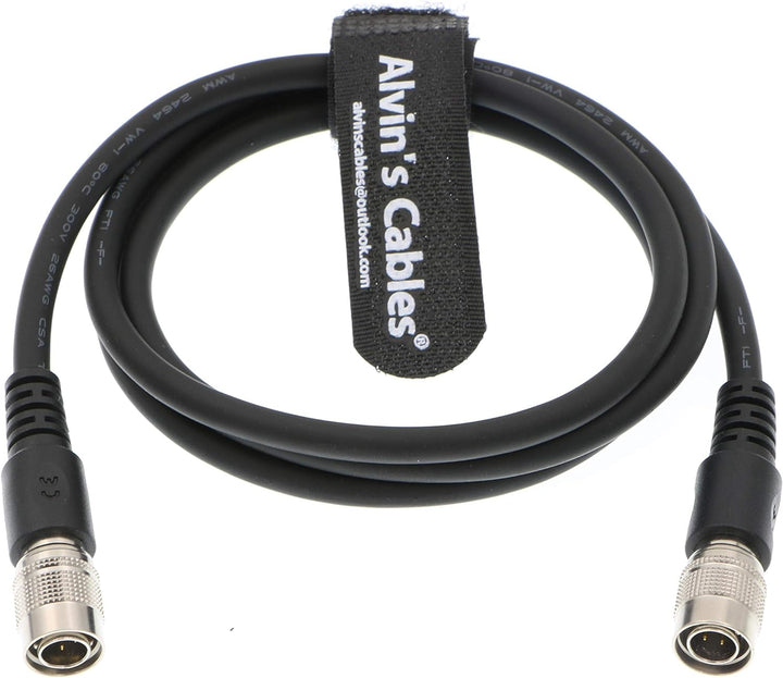 Alvin's Cables Hirose 4 Pin Stecker auf 4 Pin Hirose Stecker Stromkabel für Sound Devices Mixers 1M