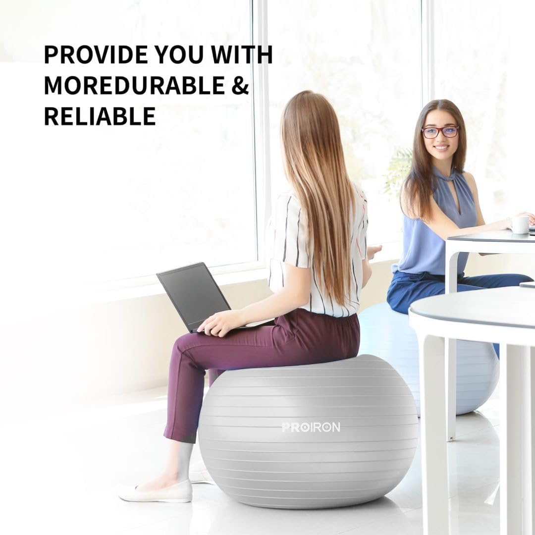 PROIRON Gymnastikball Pezziball Sitzball Trainingsball Fitnessball & Balance für Core-Training mit P