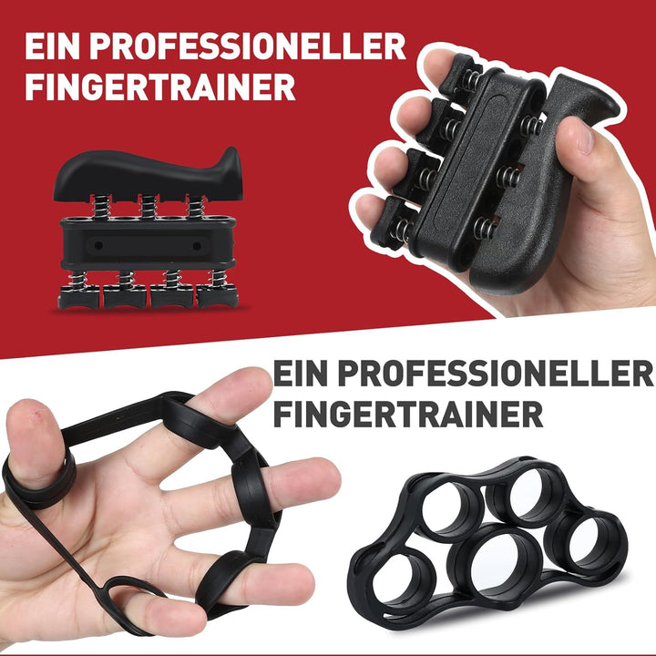 GOORFACHandtrainer Fingertrainer (6-teilig) Griffkraft Trainer Krafttraining Griffstärker Verstellba