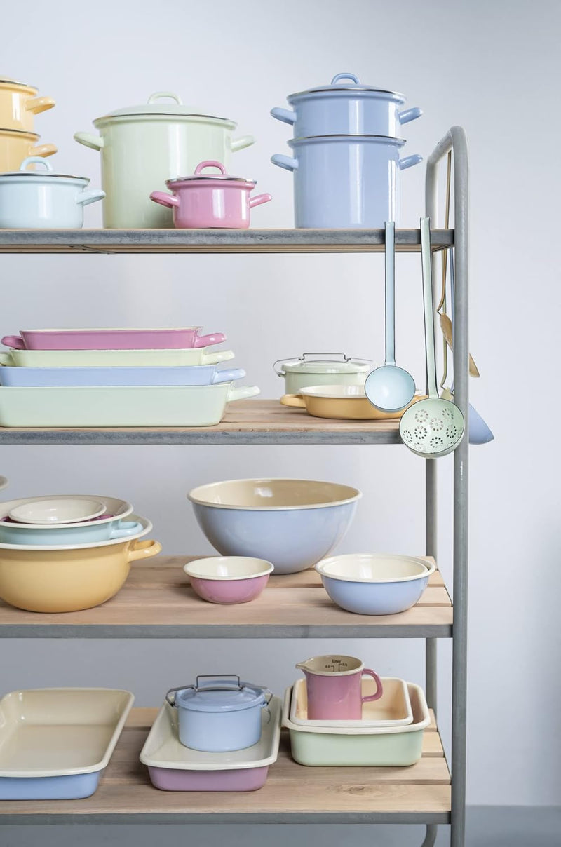 Riess, 0045-006, Bratpfanne 29/18, CLASSIC - BUNT/PASTELL, Farbe Gelb, Masse 29 x 18 cm, Höhe 5.2 cm