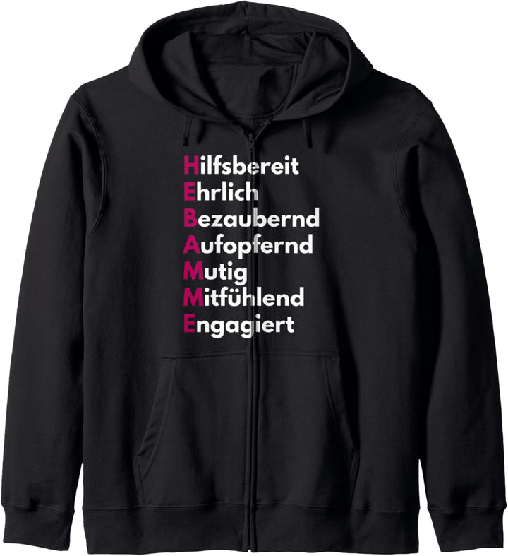 Hebamme Geschenk Eigenschaften Geburtstag Witzig Geburt Kapuzenjacke
