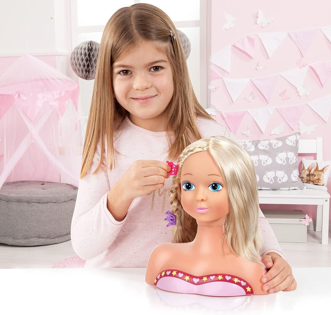Bayer Design und Frisierkopf mit Zubehör, 90012AK, Blonde Haare