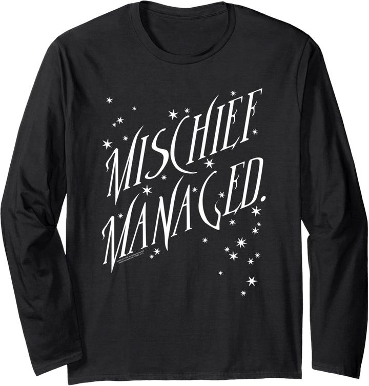 Harry Potter Mischief Managed Quote Langarmshirt