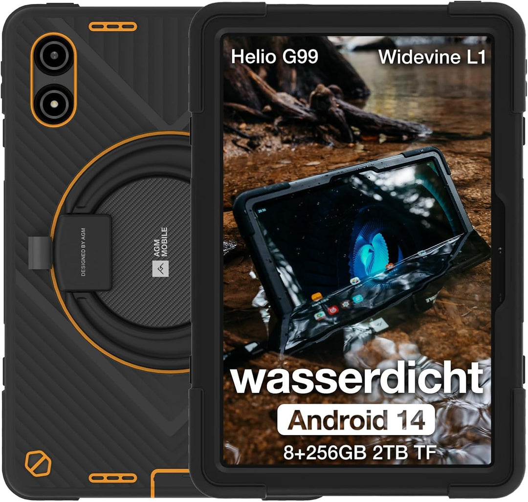 AGM PAD P2 Active Android Tablet mit Tastatur und Stift (2024), 16(8+8) GB + 256GB, 11&