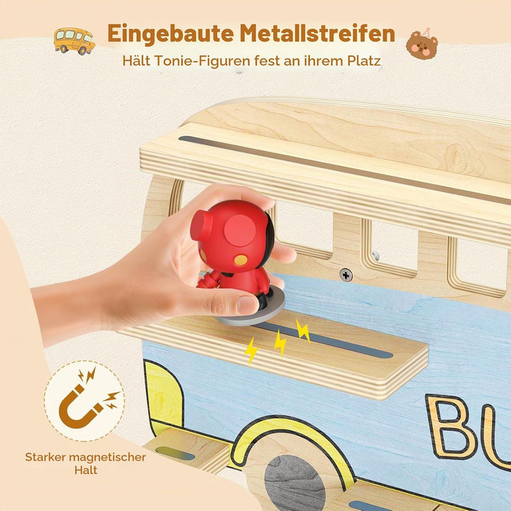 TonieRegal für Toniebox Hörfiguren, Magnetische Aufbewahrung für 25-32 Tonie, Tonie Aufbewahrung im