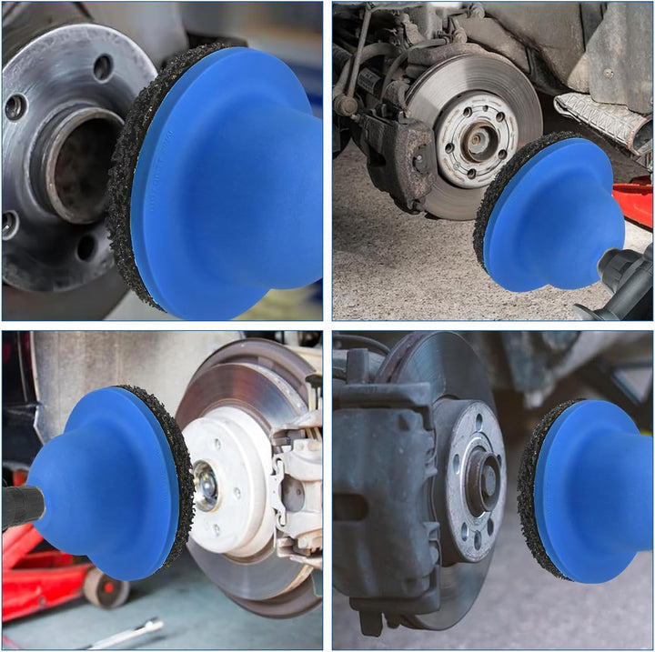 Radnabenschleifer mit Akkuschrauber-Adapter | Nabenreiniger Auto für 1/2" Schlagschrauber Vierkantan