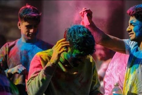 14 x 50 g/m² Pakete ungiftiges Holi-Farbpulver für Farblaufen, Partys, Festivals und verschiedene Ku