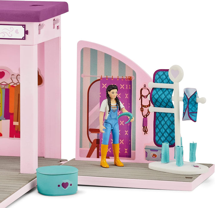 schleich 42587 Pop-Up Boutique , für Kinder ab 4+ Jahren, HORSE CLUB Sofia's Beauties - Spielset