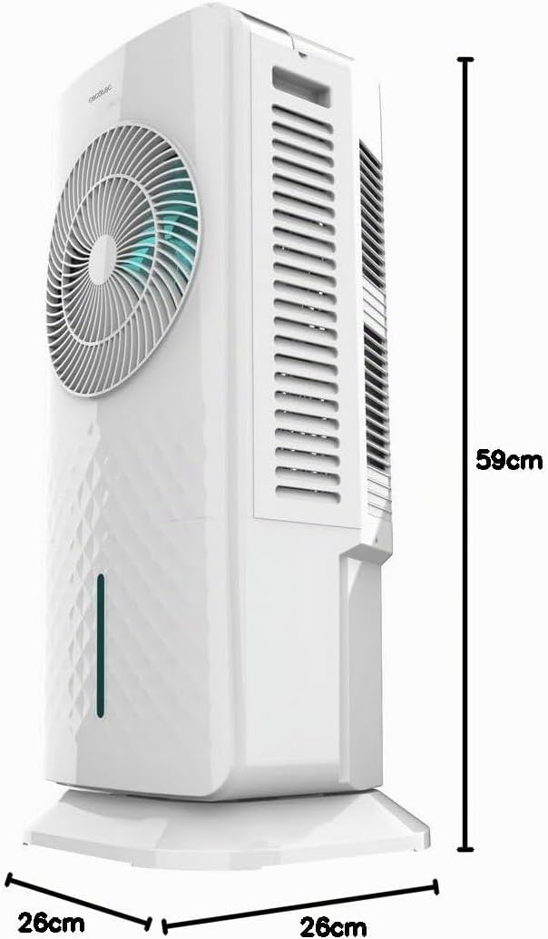 Cecotec - Verdunstungskühler mit EnergySilence 3500 Cool Compact Smart Control 65W, 3,5L Tank, Touch