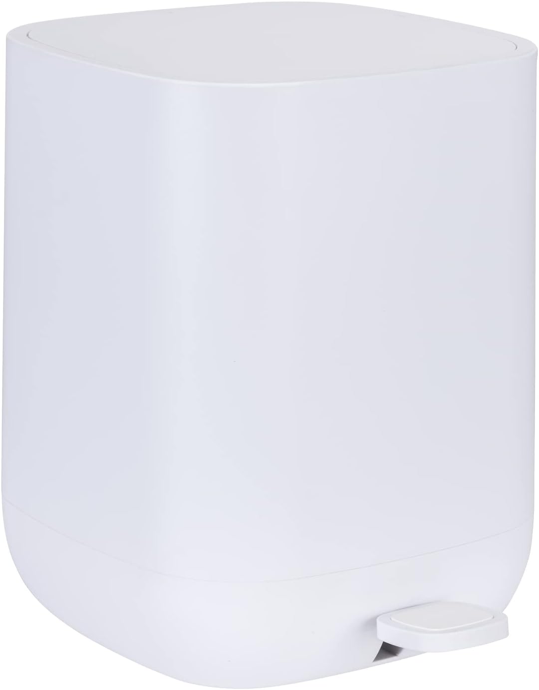 WENKO Treteimer Mod. Davos Kosmetikeimer 6,5 Liter mit Easy-Close Absenkautomatik aus BPA-freiem Kun