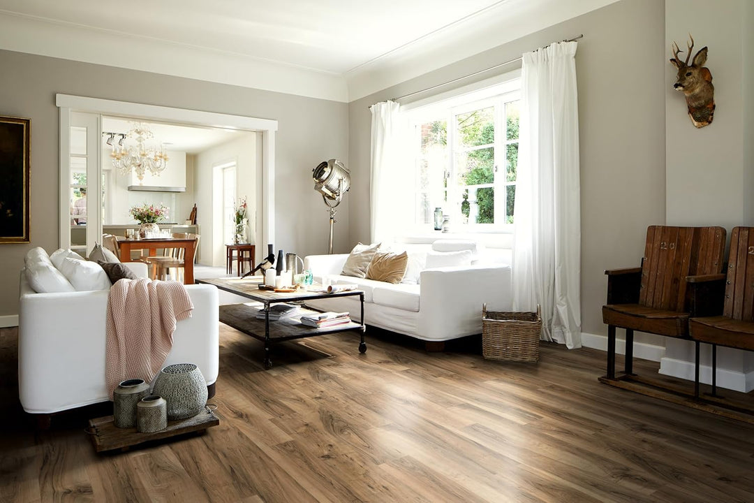 EGGER NatureSense Aqua Laminat EL1071 Perganti Nussbaum braun 1292x193x8mm (1,995m²) 1,995m² | Boden
