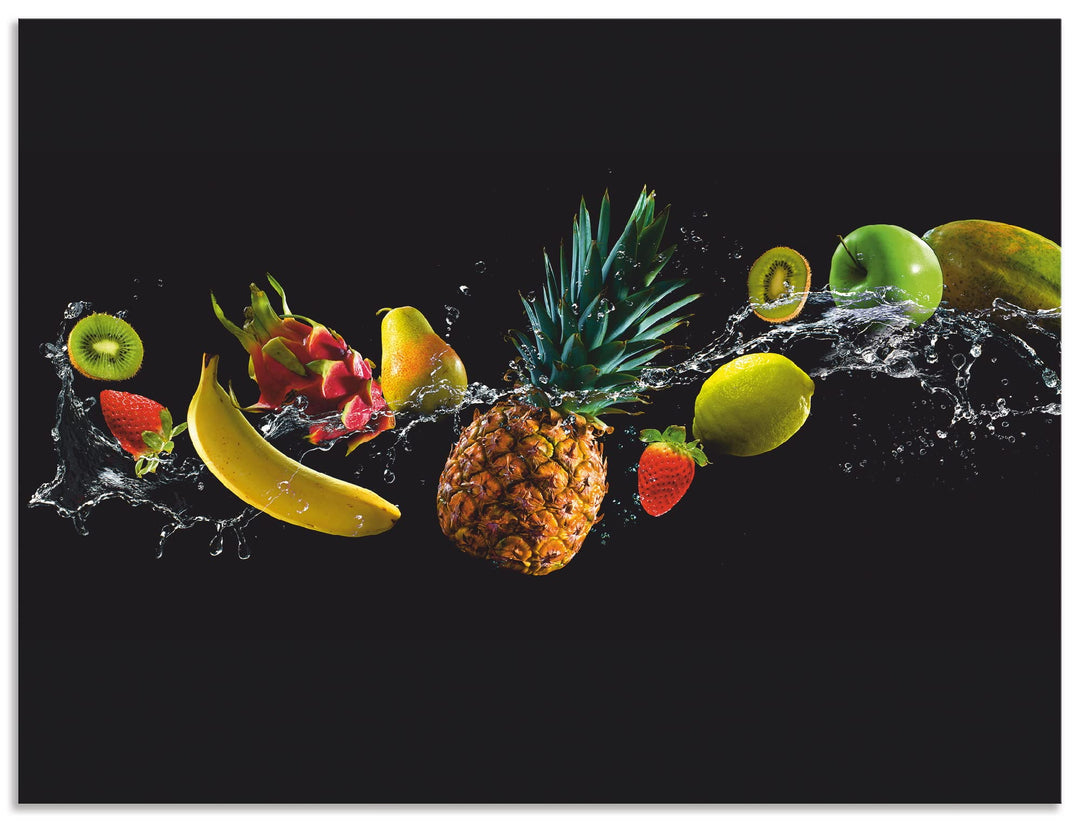 ARTland Küchenrückwand Alu 80x60 cm (BxH) viele weitere Grössen Spritzschutz Küche für Herd Spüle De