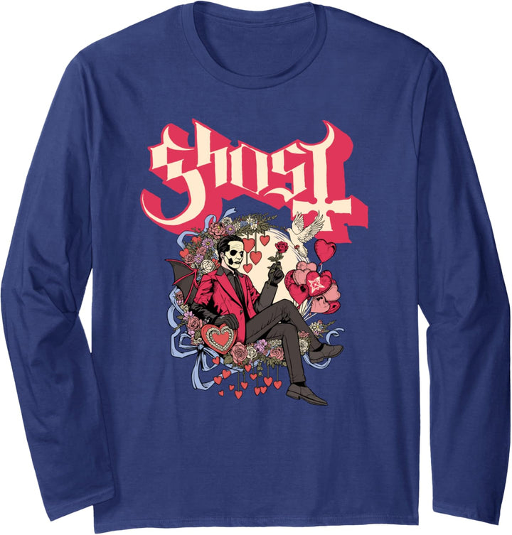 Ghost - Papa Cupid Valentine's Day Langarmshirt