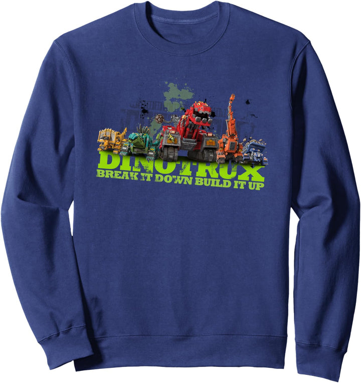 DinoTrux Bauen Sie den Aufbau auf Sweatshirt