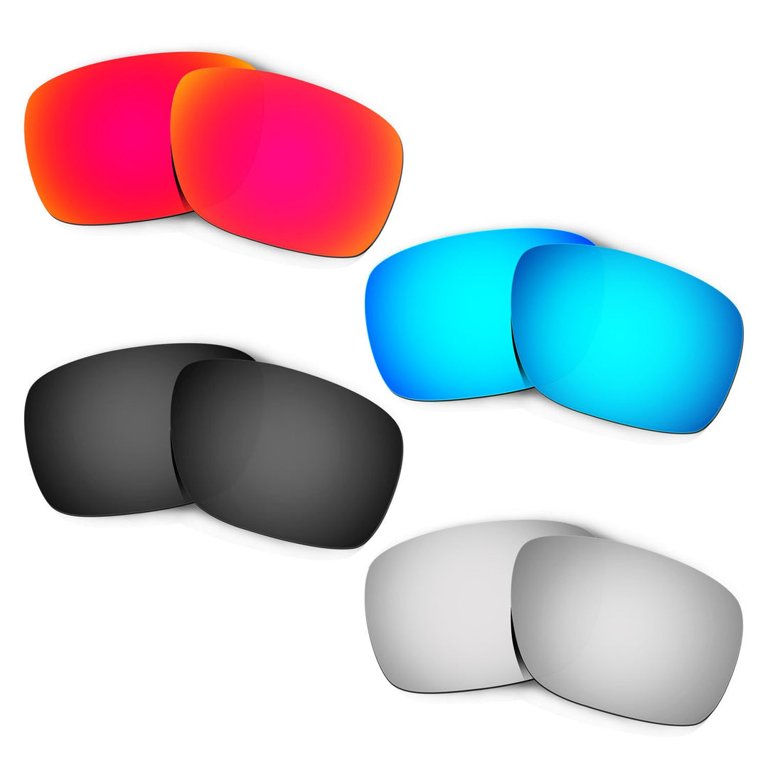 HKUCO Plus Replacement Lenses For Oakley Turbine - 4 pair Combo Pack