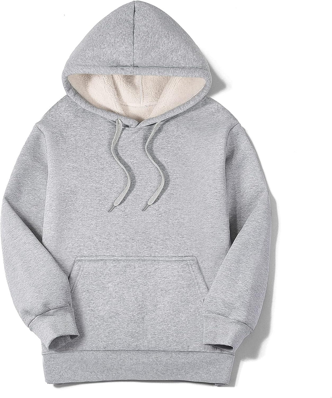 TOMEEK Damen Winter Warmes Sweatshirt Fleece Sherpa Gefütterter Pullover mit Kapuze Lässiger Sportli