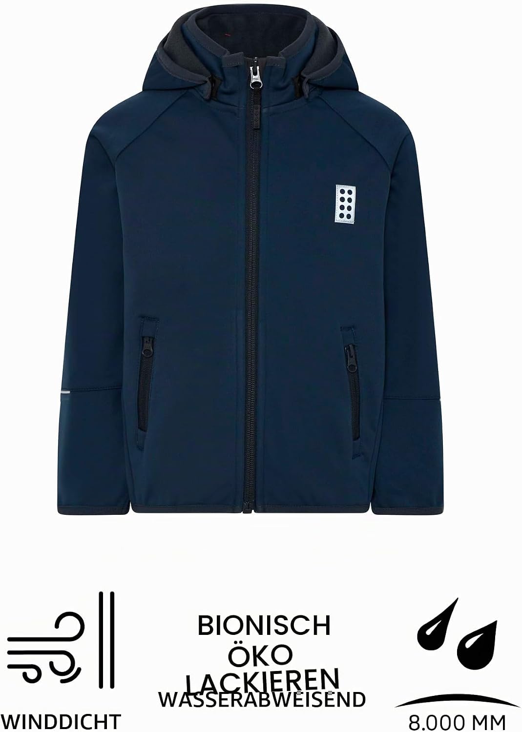 Kabooki LWSKY 764 - SOFTSHELL JACKET, Navy W. Grey