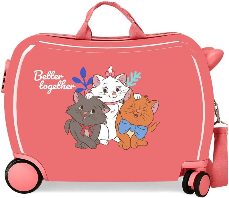 Disney Aristocats Kinderkoffer, 50 x 38 x 20 cm Aristocats Koralle, Aristocats Koralle