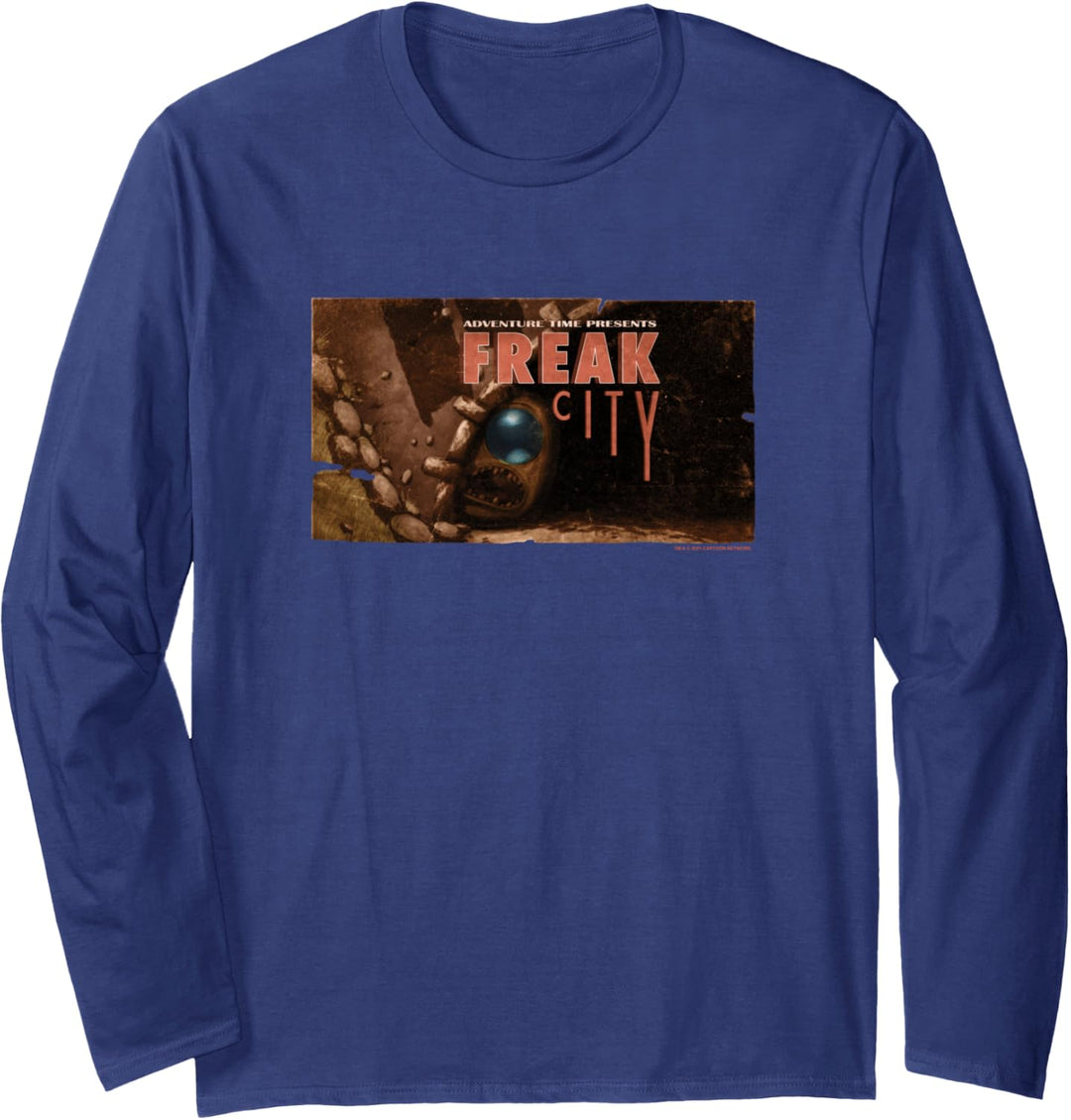 Adventure Time Freak City Card Langarmshirt