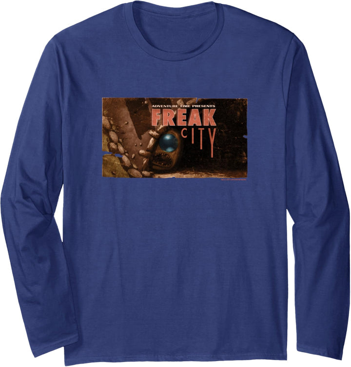 Adventure Time Freak City Card Langarmshirt