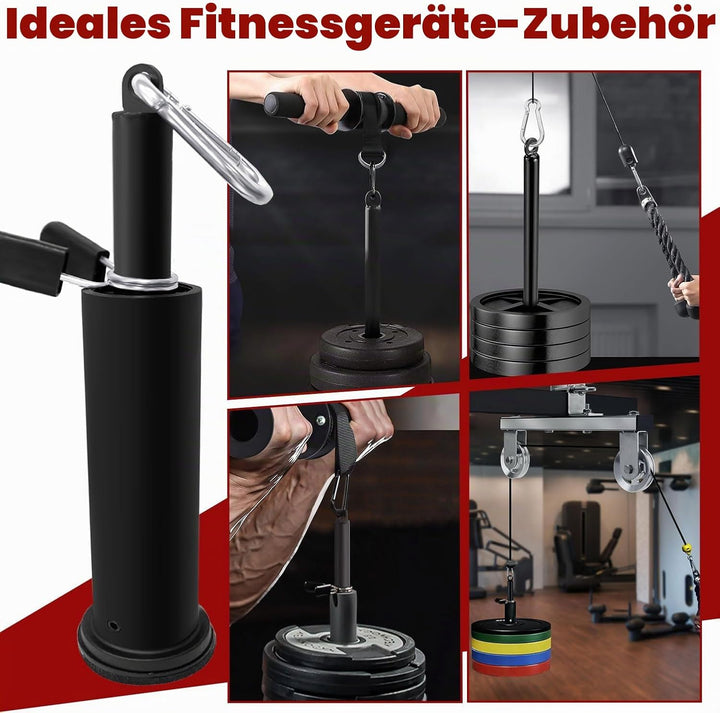 Favuit Ladestift, Fitness Gewichtsplatte Ladestift 25mm Kabelzug Latzug Lifting Weight Plate Loading