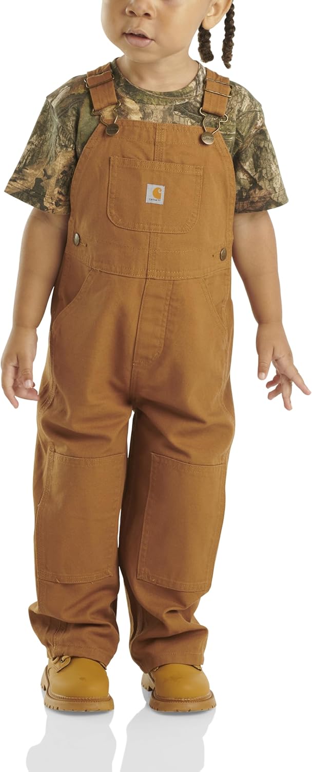Carhartt Boys' Bib Overall, Canvas, 4T