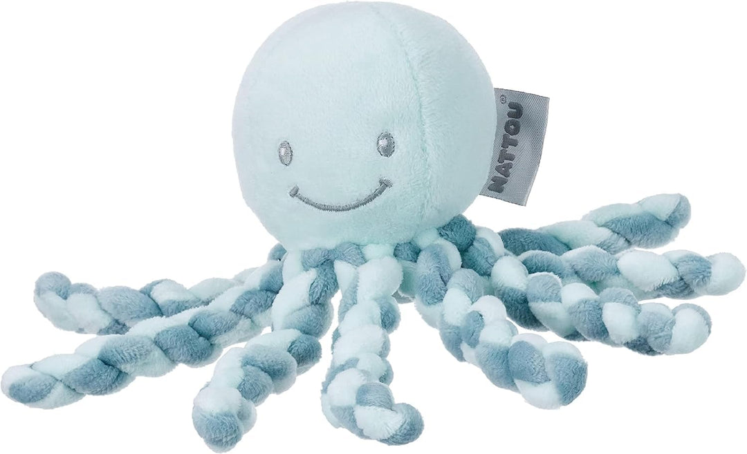 Nattou Kuscheltier Oktopus, Für Neugeborene und Frühchen, 23 cm, Mintgrün Mintgrün Single, Mintgrün